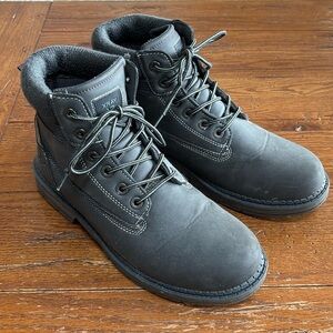 XRAY Maison Lace Up Boot Men’s Brown Gray XRW316 Combat Padded Collar Size 10